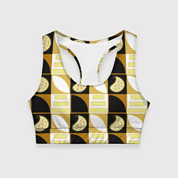 Женский спортивный топ Орнамент фигуры