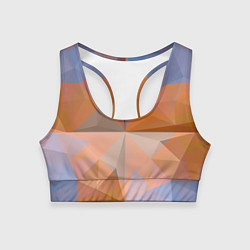 Топик спортивный женский Текстурный пак, цвет: 3D-принт