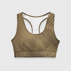 Женский спортивный топ Фантазия в хаки