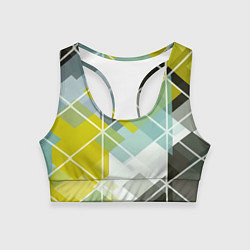 Топик спортивный женский Твой стиль геометрия, цвет: 3D-принт