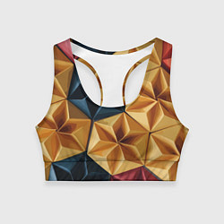 Женский спортивный топ Ромбовое вдохновение