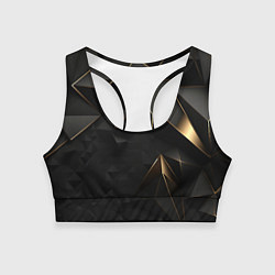 Женский спортивный топ Black gold luxury