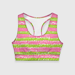 Женский спортивный топ Summer pattern