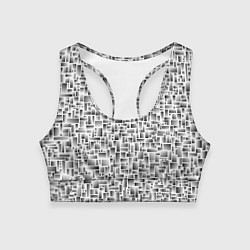 Топик спортивный женский Сияние геометрии, цвет: 3D-принт