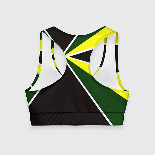 Женский спортивный топ Мотострелковые войска: шеврон без текста / 3D-принт – фото 2