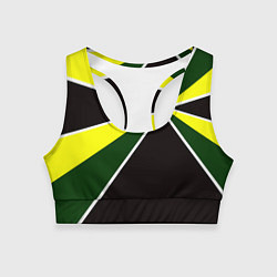 Топик спортивный женский Мотострелковые войска: лавры, цвет: 3D-принт