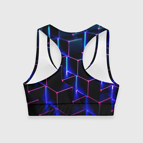 Женский спортивный топ Zoom / 3D-принт – фото 2