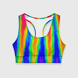 Женский спортивный топ Пожар в химлаборатории