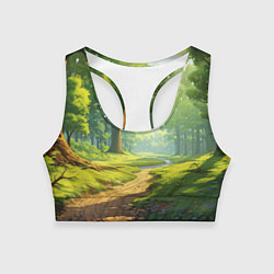Женский спортивный топ Fabulous forest