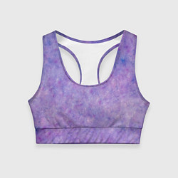 Топик спортивный женский Фиолетовый свет фонаря, цвет: 3D-принт