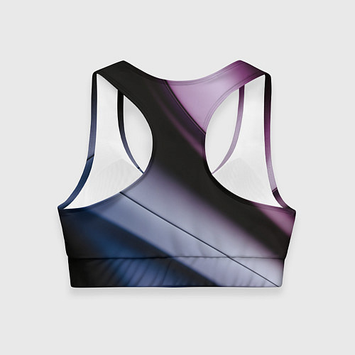 Женский спортивный топ Multicoloured / 3D-принт – фото 2