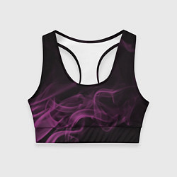 Топик спортивный женский Color smoke pink, цвет: 3D-принт
