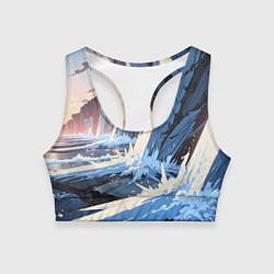 Женский спортивный топ Энергия льда