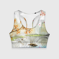 Женский спортивный топ China Landscape