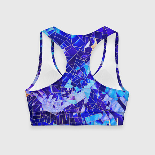 Женский спортивный топ Небо-Звезды / 3D-принт – фото 2