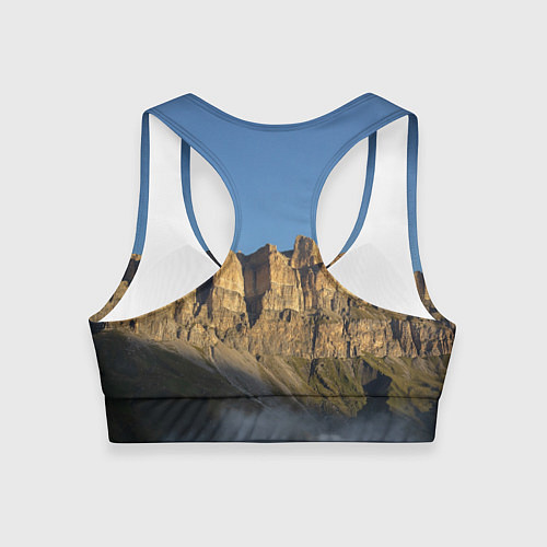 Женский спортивный топ Гора Метиген / 3D-принт – фото 2