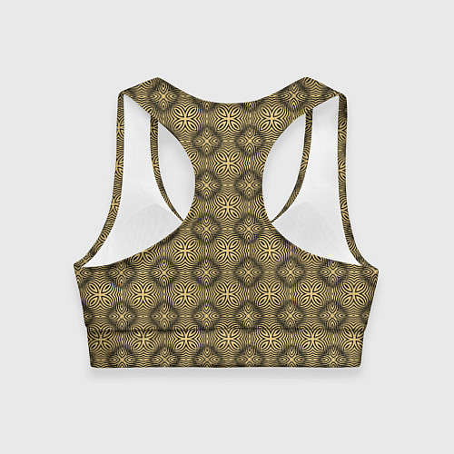 Женский спортивный топ Орнамент в кельтском стиле / 3D-принт – фото 2