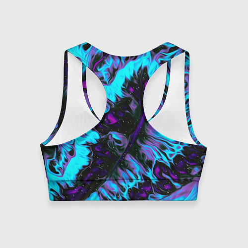 Женский спортивный топ Пламя / 3D-принт – фото 2