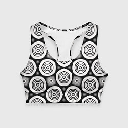 Женский спортивный топ Пятиугольные кольца