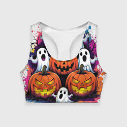 Женский спортивный топ Happy Halloween 25