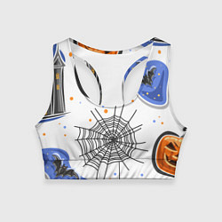 Женский спортивный топ Holiday halloween