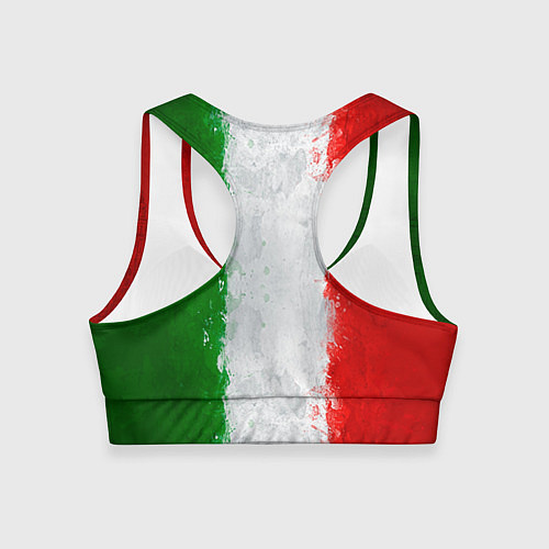 Женский спортивный топ Italian / 3D-принт – фото 2