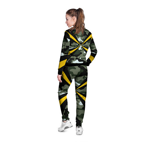 Женская олимпийка Войска связи / 3D-Черный – фото 4