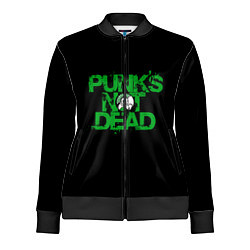 Олимпийка женская Punks Not Dead, цвет: 3D-черный