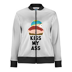 Олимпийка женская Kiss My Ass, цвет: 3D-черный