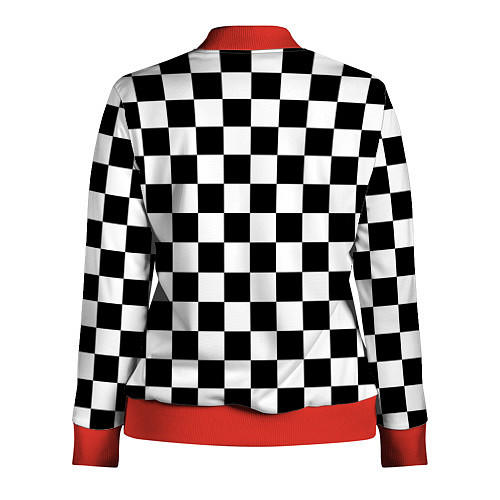 Женская олимпийка THE QUEENS GAMBIT / 3D-Красный – фото 2