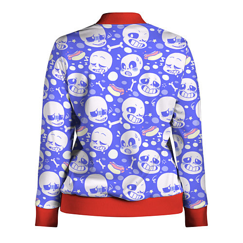 Женская олимпийка Undertale / 3D-Красный – фото 2