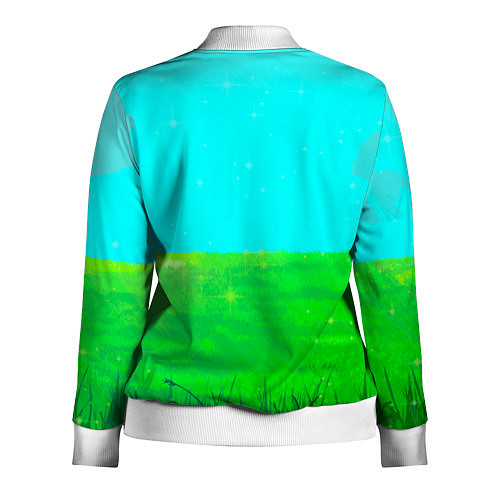 Женская олимпийка Волчица и пряности / 3D-Белый – фото 2