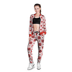 Олимпийка женская Славянская одежда, цвет: 3D-красный — фото 2