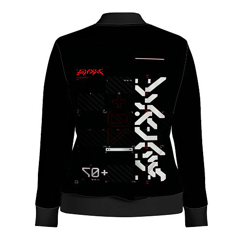 Женская олимпийка CuberPunk 2077 / 3D-Черный – фото 2