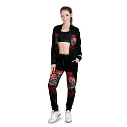 Олимпийка женская Metro противогаз, цвет: 3D-черный — фото 2