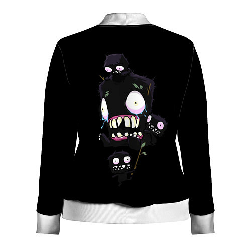 Женская олимпийка Я монстр / 3D-Белый – фото 2