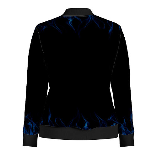 Женская олимпийка Genshin Impact - Eula / 3D-Черный – фото 2