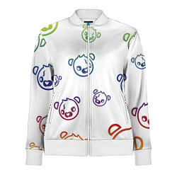 Женская олимпийка White Colorful Bear