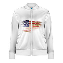 Олимпийка женская USA, цвет: 3D-белый