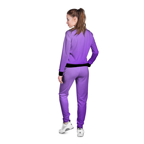 Женская олимпийка 50 Shades Of Skaters violet / 3D-Черный – фото 4