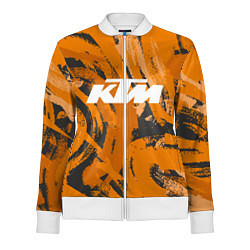 Олимпийка женская KTM КТМ Z, цвет: 3D-белый