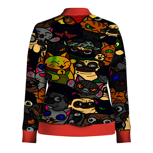 Женская олимпийка CS GO AWP SKIN / 3D-Красный – фото 2