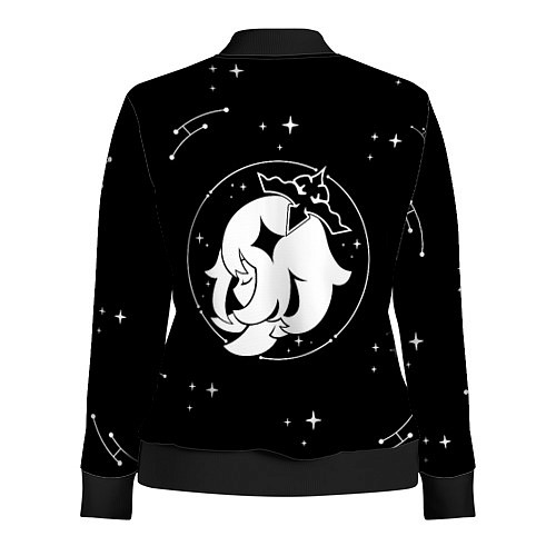 Женская олимпийка ПАЙМОН ГЕНШИН PAIMON / 3D-Черный – фото 2