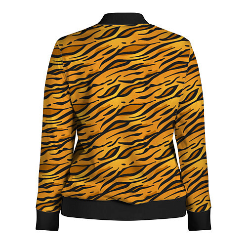 Женская олимпийка Тигровый Окрас Tiger / 3D-Черный – фото 2