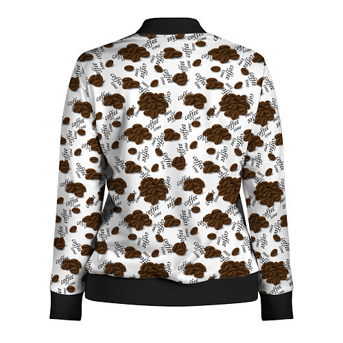 Женская олимпийка Перерыв на кофе / 3D-Черный – фото 2