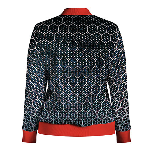 Женская олимпийка Стальной Снег / 3D-Красный – фото 2