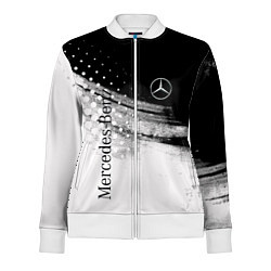 Олимпийка женская Mercedes-Benz спорт, цвет: 3D-белый