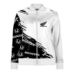 Олимпийка женская Honda sport pattern, цвет: 3D-белый