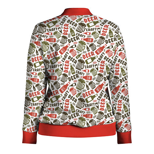 Женская олимпийка Craft Beer / 3D-Красный – фото 2