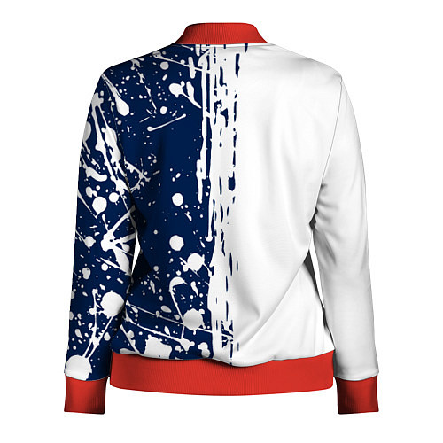 Женская олимпийка Peugeot брызги / 3D-Красный – фото 2